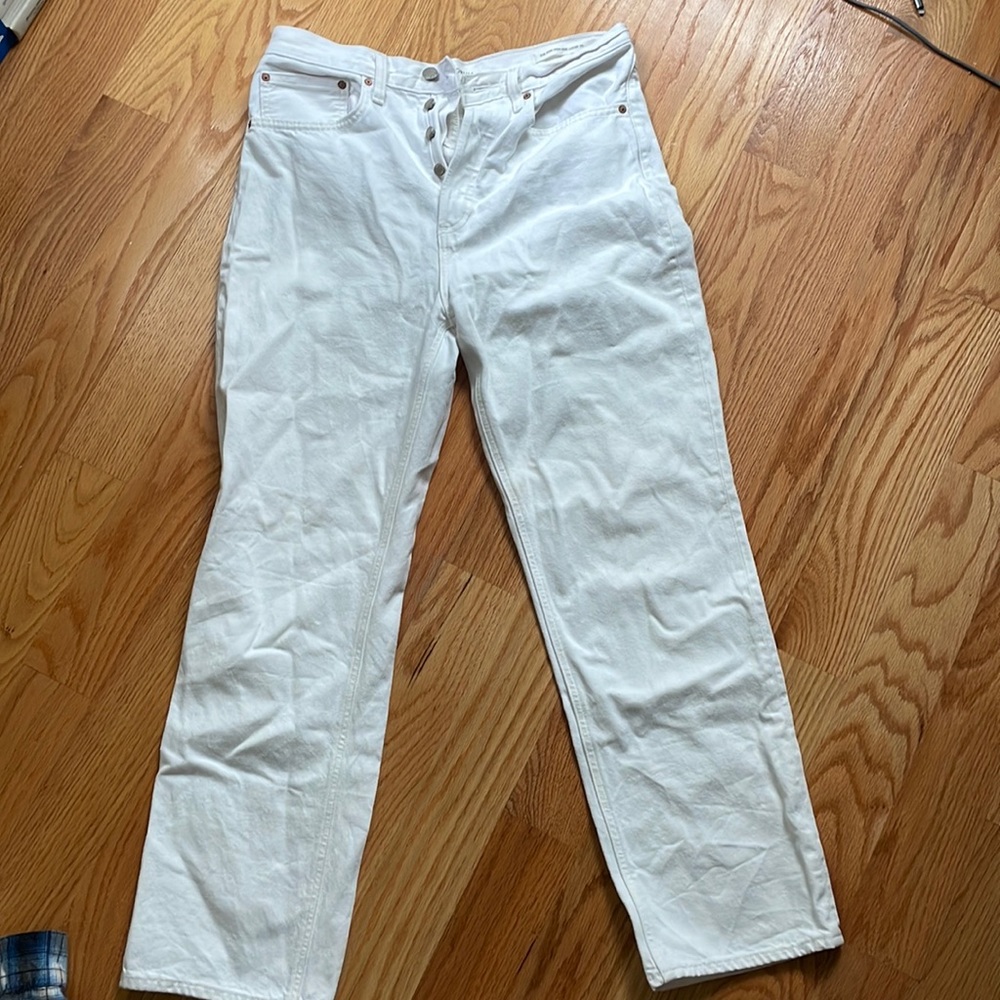 aritzia denim forum white joni jeans